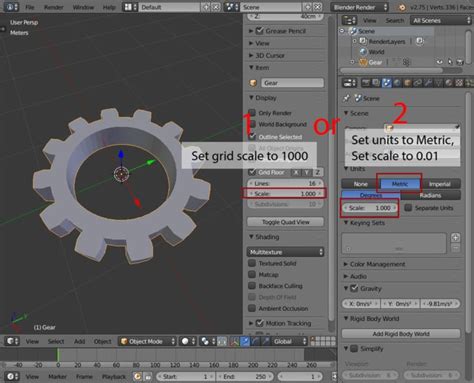 blender stl scale